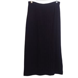 ST JOHN Vintage Eggplant Purple Santana Knit Midi Pencil Skirt Size 6